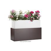 Jardinire One in One 70 - Intrieur Blanc Anthracite