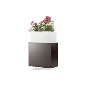 Jardinire One in One 90 - Intrieur Blanc Anthracite