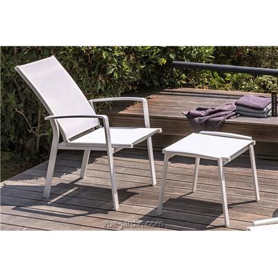 Fauteuil de Jardin Inclinable Lady - Lot de 2 