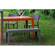 Banc de Jardin Acier ou Aluminium Zef 103cm