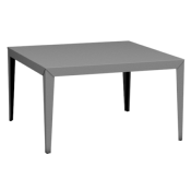 Table de Jardin Carrée Zef 100x100 - Acier ou Aluminium