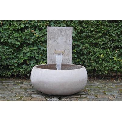 Fontaine de Jardin Caspo Terre Cuite Ocre, Grise ou Noire