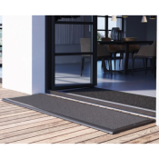 Paillasson extérieur design anthracite de Rizz en 120x70