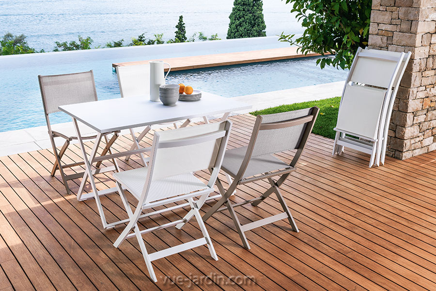 Chaise de Jardin pliable en aluminium Queen de Talenti