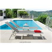 Transat Aluminium Design Step - Lot de 2 - 4 Couleurs