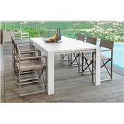 Table de Jardin Aluminium Blanche Chic 280cm - STOP