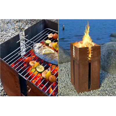 Brasero Barbecue Colonne Ferrum