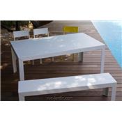 Table de Jardin Aluminium ou Acier Zef 180x90