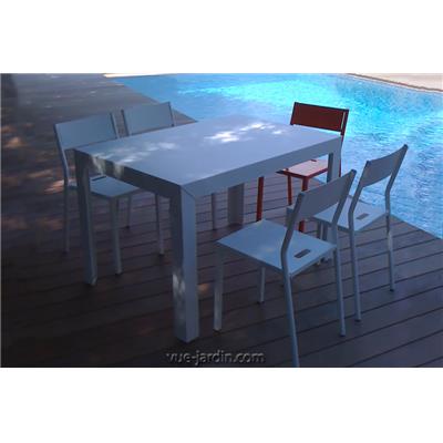 Table de Jardin Aluminium ou Acier Zef 90x65