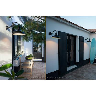 Applique Murale Extérieure Aluminium Barn Black