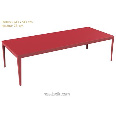 Table de Jardin Aluminium ou Acier Zef 280x115