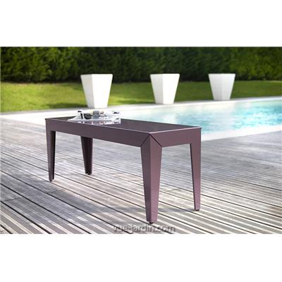 Banc de Jardin Acier ou Aluminium Zef 103cm