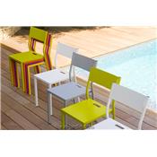 Chaise de Jardin Acier ou Aluminium Take - Lot de 2