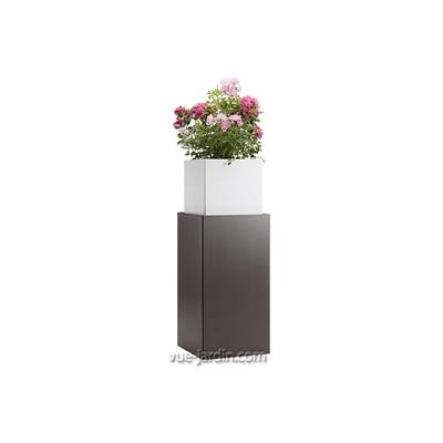 Bac à Fleurs One in One 100 - Intérieur Blanc Anthracite