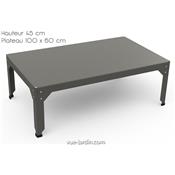 Table Basse Jardin Rectangle Hegoa 100x60