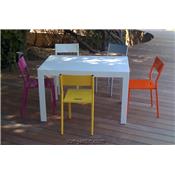 Table de Jardin Aluminium ou Acier Zef 90x65