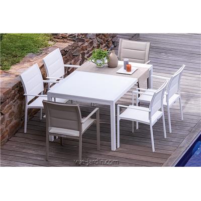 Fauteuil de Jardin Touch - Lot de 4 - 3 Couleurs