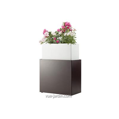 Jardinière One in One 90 - Intérieur Blanc Anthracite