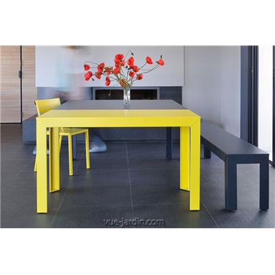 Table de Jardin Aluminium ou Acier Zef 130x60