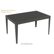 Table de Jardin Aluminium ou Acier Zef 140x90