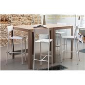 Table de Jardin Aluminium ou Acier Zef 90x65