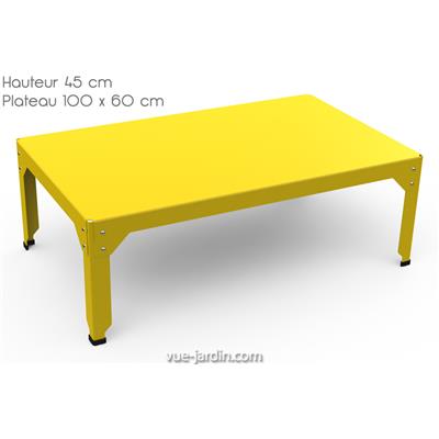 Table Basse Jardin Rectangle Hegoa 100x60