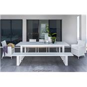 Banc de Jardin Design en Aluminium Essence